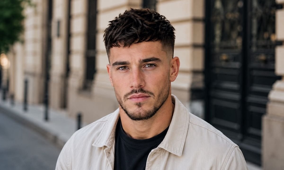 Classic Burst Fade Textured Crop