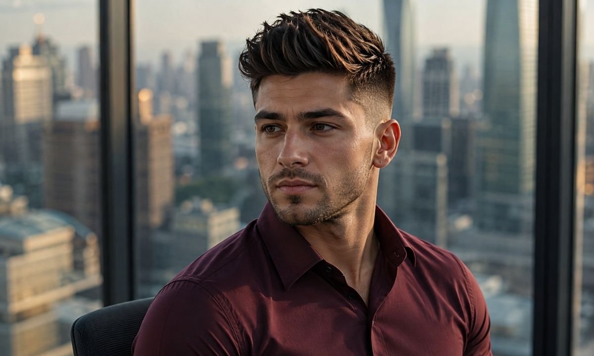 Modern Faux Hawk Fade