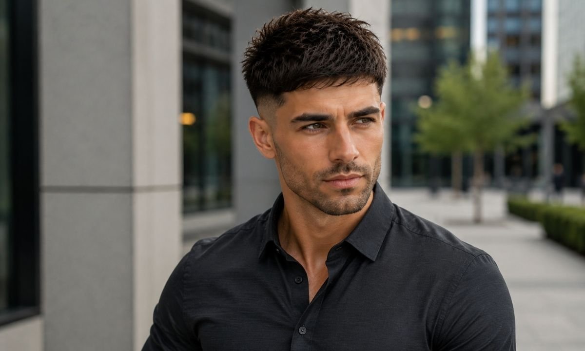 Professional Burst Fade Textured Crop
