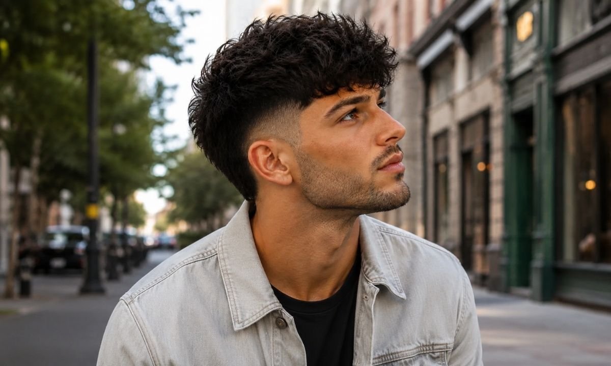 Thick Hair Burst Fade Textured Crop