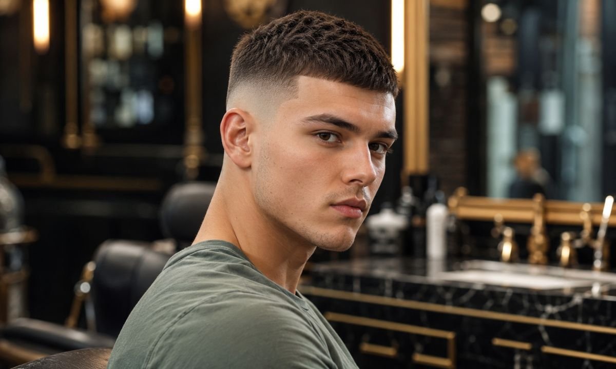 Skin Burst Fade Crew Cut