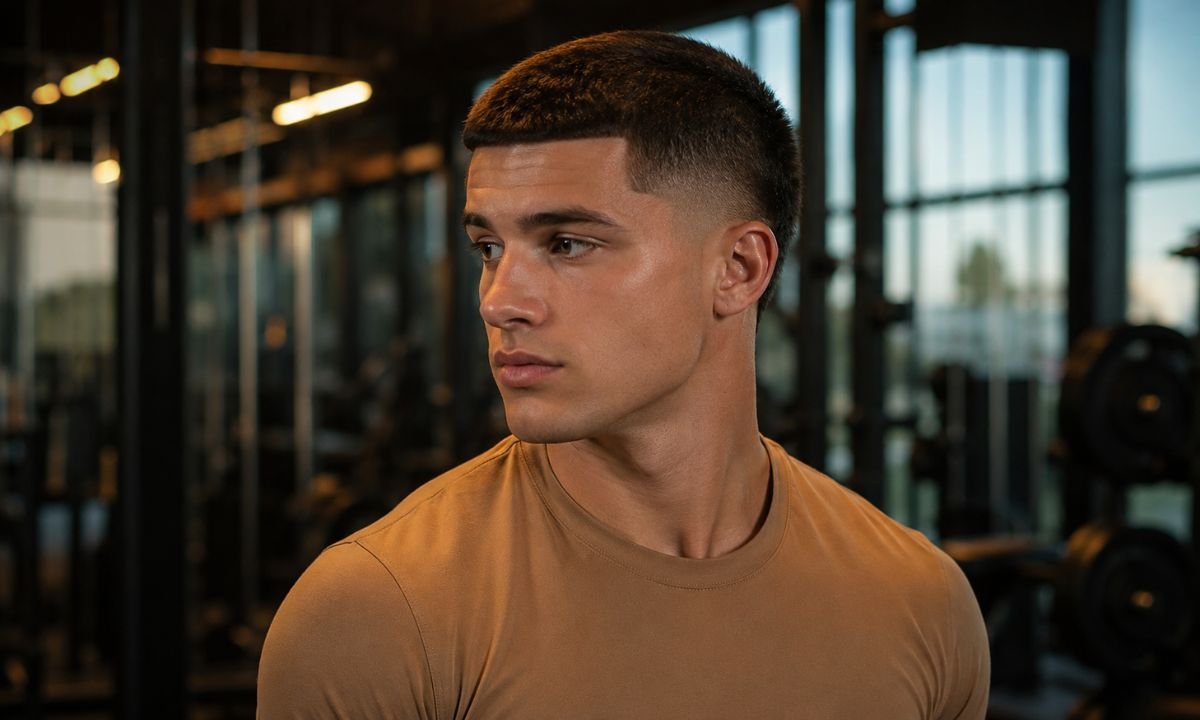 Taper Burst Fade Crew Cut